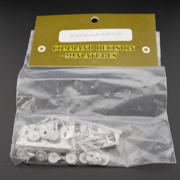 Command Decision Other - Command Decision 15mm CD-409 Russian 45mm Antitank Guns Miniatures In Packaging